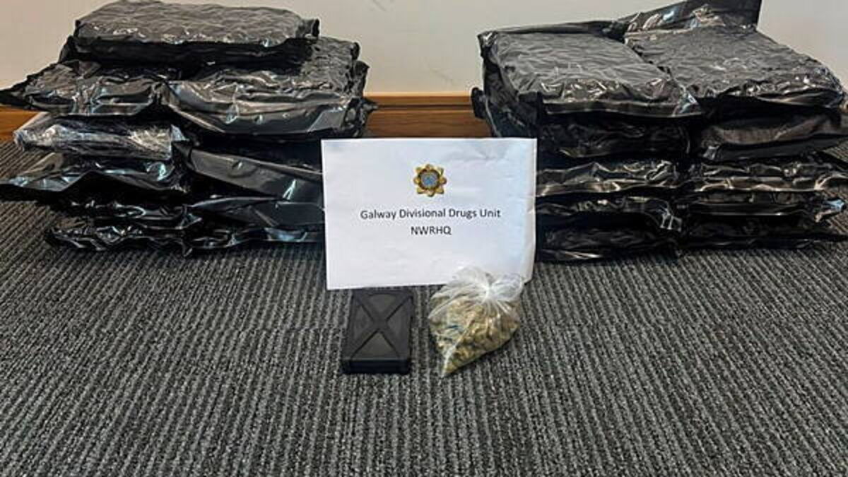 Two men arrested after €233,000 worth of cannabis seized in Galway