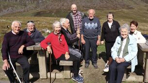<p>Tay and Mahon Valley ARA members: (L-R): Tone Hogan, Patrick Burke, Agnes Thomas, Tom Gough, Tom Hickey, Nick Casey, Mary Quinlan, Eileen Roche and Monica Gough on a summer walk to Mahon Falls. Pic: Collette Lenihan. </p> <p>Tay and Mahon Valley ARA members: (L-R): Tone Hogan, Patrick Burke, Agnes Thomas, Tom Gough, Tom Hickey, Nick Casey, Mary Quinlan, Eileen Roche and Monica Gough on a summer walk to Mahon Falls. Pic: Collette Lenihan. </p>