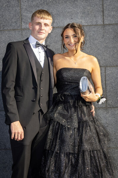  Ciaran Power and Ellie O'Keffee, at the Ardscoil na Mara, Debs Ball. Photo: Joe Evans