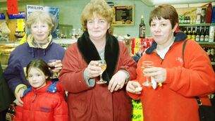 <p>Mary Flavin, Cora Flavin, Theresa Goodwin and Margaret Curran, pictured at the official opening of the O'Gorman's Day-Today Store at Elm Park, Tramore, back in 2000.</p>