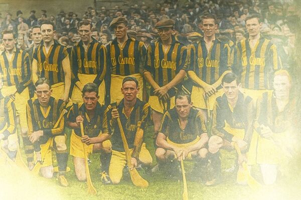 Byrne (1st from left - front row) and his All-Ireland winning teammates, 1935. Byrne (1st from left - front row) and his All-Ireland winning teammates, 1935.