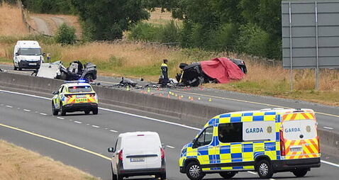 Sisters and boy remain seriously injured after fatal M9 crash