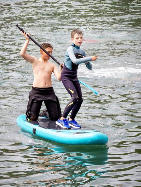 Fun on the water at Boatstrand for Water Safety Ireland, summer camp. Photo: Joe Evans Fun on the water at Boatstrand for Water Safety Ireland, summer camp. Photo: Joe Evans