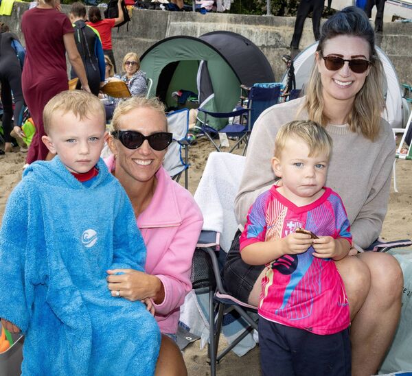 Darragh, Elaine, Tommy and Micxhelle, at Boatstrand for Water Safety Ireland, summer camp. Photo: Joe Evans Darragh, Elaine, Tommy and Micxhelle, at Boatstrand for Water Safety Ireland, summer camp. Photo: Joe Evans