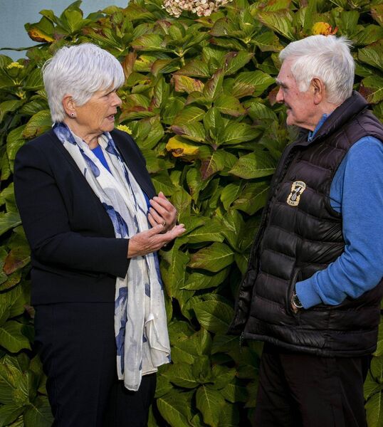 Marion O'Mara with former Waterford News & Star colleague John Power. Marion O'Mara with former Waterford News & Star colleague John Power.