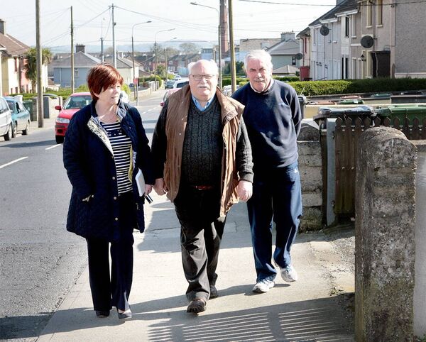 Waterford News & Star reporter Marion O'Mara on the canpaign trail with Cllr. Davy Walsh and Richard Flanigan. Waterford News & Star reporter Marion O'Mara on the canpaign trail with Cllr. Davy Walsh and Richard Flanigan.