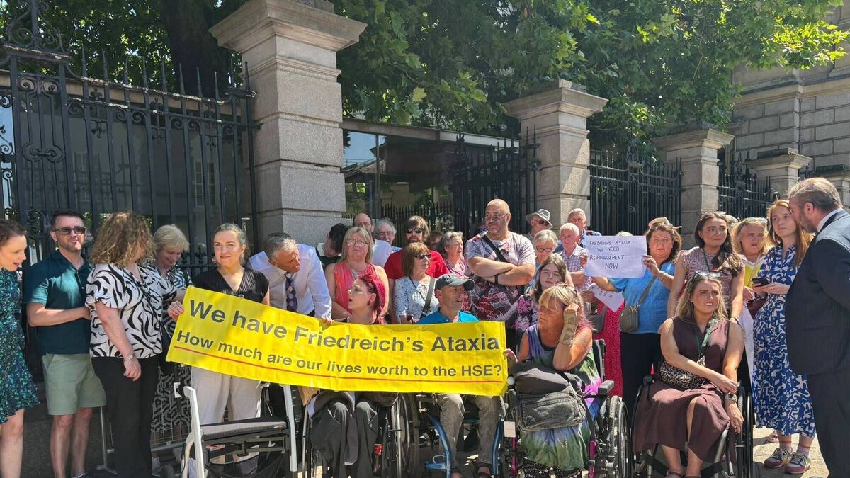 'An opportunity to live life rather than just exist' - Protest for people with Friedreich's ataxia (FA)