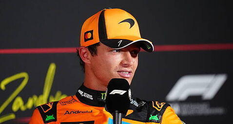 Lando Norris overcomes blustery conditions to take pole at Dutch Grand Prix