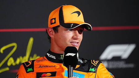 Lando Norris overcomes blustery conditions to take pole at Dutch Grand Prix