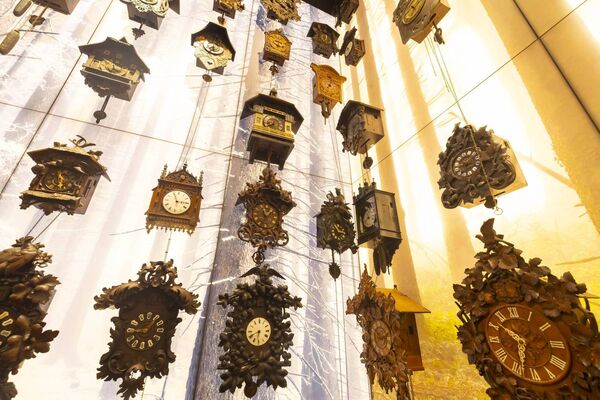 Cuckoo Clock Exhibition at the Museum of Time. Photograph by Patrick Browne