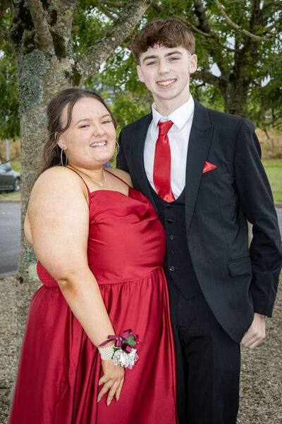  Chloe Byrne and James Farrell Smith, who attended the De La Salle College, Graduation Ball. Photo: Joe Evans