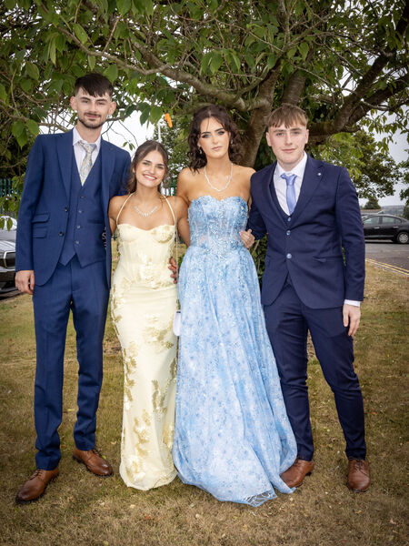 Leah Colfer, Chloe Ryan, Leon O'Driscoll and Bobby Swift, who attended the St. Paul's community College Debs/Grad Ball. Photo: Joe Evans
