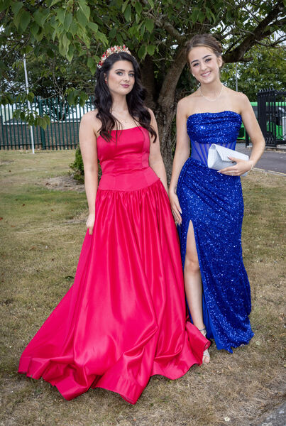  Cara Regan and Abbie Hayes, who attended the St. Paul's community College Debs/Grad Ball. Photo: Joe Evans