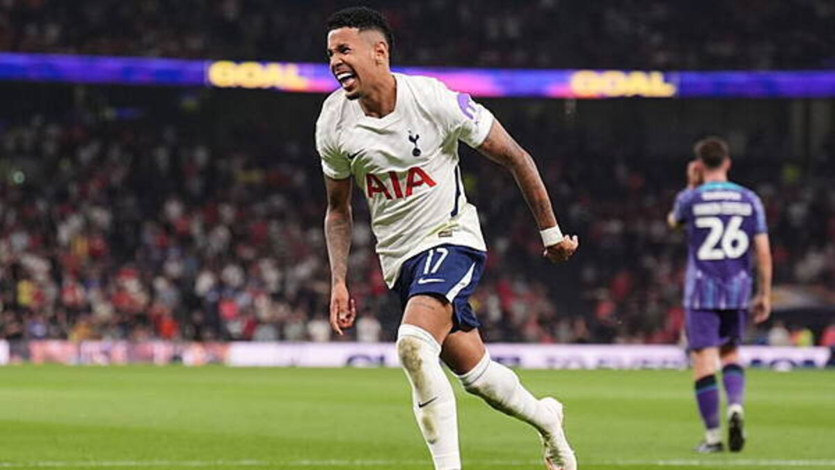 Savio scores from bench on debut as Tottenham thrash Charlton in Carabao Cup