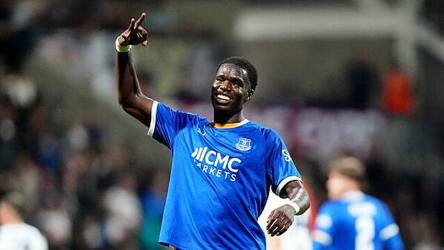Thierno Barry claims hat-trick as Everton rout Preston in Carabao Cup