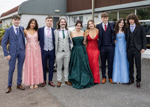 Members of local bands, Squire, Metal Fatigue and Gooby Tippers, who attended the St. Paul's community College Debs/Grad Ball. Photo: Joe Evans Members of local bands, Squire, Metal Fatigue and Gooby Tippers, who attended the St. Paul's community College Debs/Grad Ball. Photo: Joe Evans