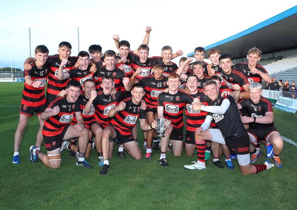 The Ballygunner team celebrate after their hard fought win against Roanmore in the JJ Kavanagh & Sons Co. Minor Division 1 Hurling final played at Azzurri Walsh Park. Photos: Noel Browne The Ballygunner team celebrate after their hard fought win against Roanmore in the JJ Kavanagh & Sons Co. Minor Division 1 Hurling final played at Azzurri Walsh Park. Photos: Noel Browne