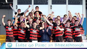 <p>The Ballygunner team celebrated after Waterford GAA Board chairman Neil Moore presented the cup to joint captains James Comerford and Jack Power.</p> <p>The Ballygunner team celebrated after Waterford GAA Board chairman Neil Moore presented the cup to joint captains James Comerford and Jack Power.</p>