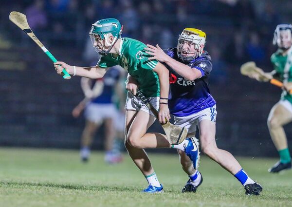 Clonea's Jack Halpin is tackled by Fourmilewater's Diarmuid Ryan Clonea's Jack Halpin is tackled by Fourmilewater's Diarmuid Ryan