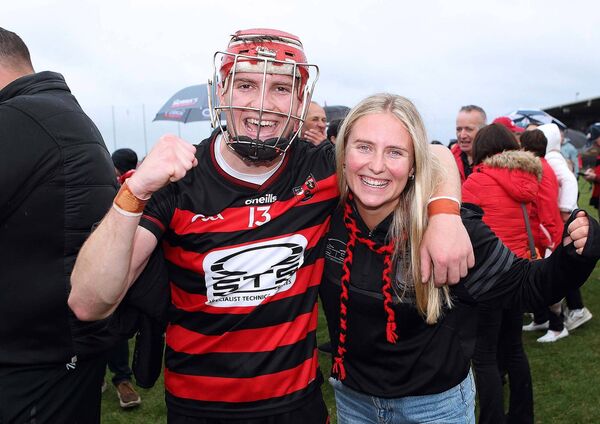 Ballygunner's Patrick Fitzgerald pictured with his sister Annie Fitzgerald.