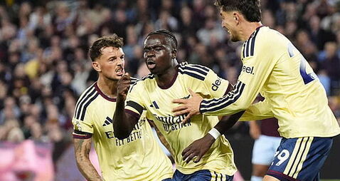 Arsenal edge past Aston Villa thanks to Bukayo Saka winner