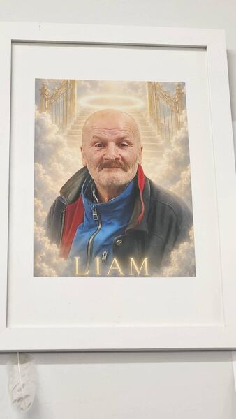 The Late Liam Butler who's portrait hangs proudly on the wall of Waterford Helping the Homeless. The Late Liam Butler who's portrait hangs proudly on the wall of Waterford Helping the Homeless.