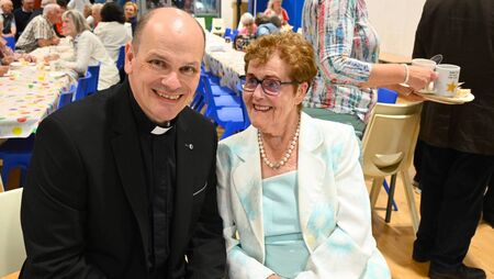 Waterford community celebrates the well-loved priest's silver jubilee