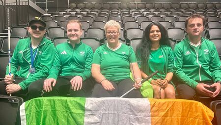 Portlaw's Vinny Keane lands World Blind Tennis medal for Ireland