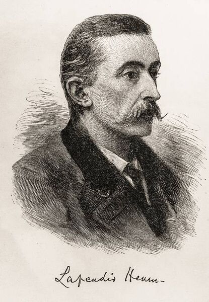 Illustration from Harper's Magazine Volume LXXIV -December 1886-May 1887 :- Patrick Lafcadio Hearn (June 27, 1850 – September 26, 1904).