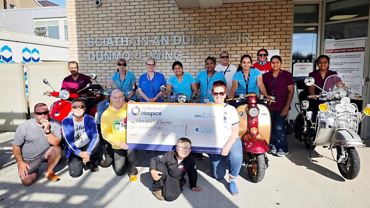 Kickstart proud to support Waterford's palliative care team