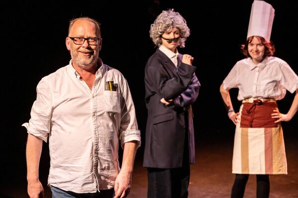 Director Liam Meagher with members of the cast. Photo: Amanda Alexander of Light Sensitive Photography Director Liam Meagher with members of the cast. Photo: Amanda Alexander of Light Sensitive Photography