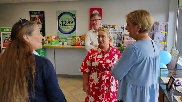 Local Councillor Joeanne Bailey and TD David Cullinane came out to lend support. Local Councillor Joeanne Bailey and TD David Cullinane came out to lend support.