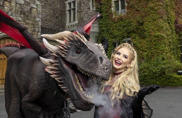 With Waterford Castle providing the perfect fairytale backdrop, the star cast of the 2026 Arena Panto, Snow White, has been revealed ahead of its December run at SETU Arena. Photo: Patrick Browne With Waterford Castle providing the perfect fairytale backdrop, the star cast of the 2026 Arena Panto, Snow White, has been revealed ahead of its December run at SETU Arena. Photo: Patrick Browne