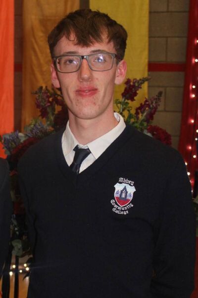 Patrick Galvin, Abbey Community College Student of the Year 2026. Patrick Galvin, Abbey Community College Student of the Year 2026.
