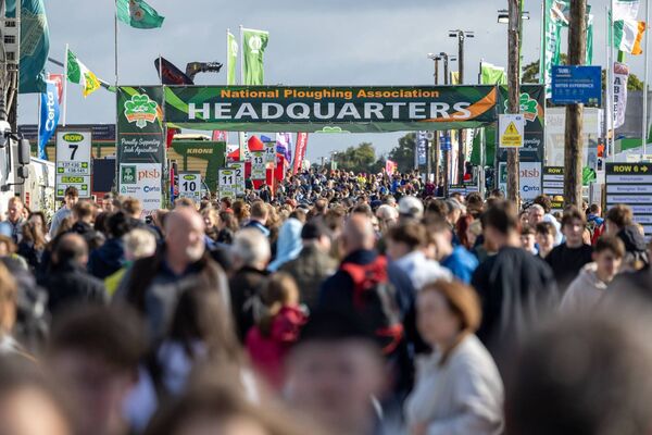 Crowds at Ploughing 2026 in Screggan, Tullamore. Photo: Alf Harvey Crowds at Ploughing 2026 in Screggan, Tullamore. Photo: Alf Harvey