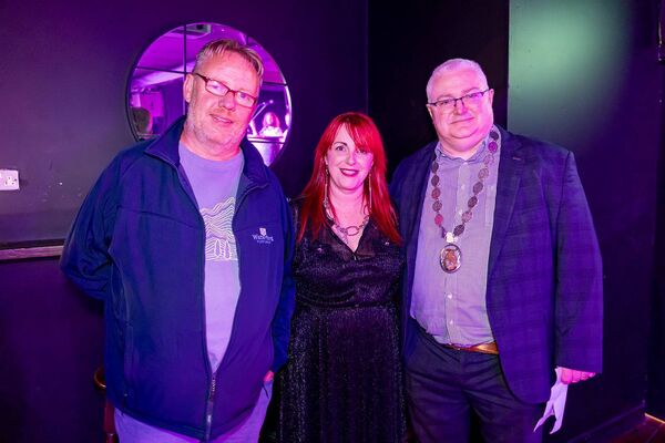 Paul Dower, Sinead Dunphy and Deputy Mayor Cllr Jim D'Arcy pictured as Imagine Arts Festival launched its 25th festival programme on Culture Night. Photo: Waterford In Your Pocket Paul Dower, Sinead Dunphy and Deputy Mayor Cllr Jim D'Arcy pictured as Imagine Arts Festival launched its 25th festival programme on Culture Night. Photo: Waterford In Your Pocket
