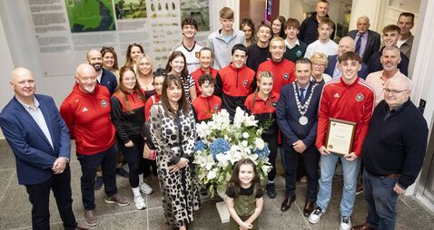 Waterford's karate-do champion Emmet Cusack honoured 