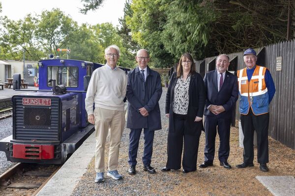 John Norris, Chair WSVR, Chargé d’Affaires a.i of Denmark to Ireland, Ole Egberg Mikkelsen, Sharon Murphy, Manager WSVR, Ireland's Ambassador to Denmark Kyle O'Sullivan, and Noel O'Sullivan, WSVR. Photo: Patrick Browne John Norris, Chair WSVR, Chargé d’Affaires a.i of Denmark to Ireland, Ole Egberg Mikkelsen, Sharon Murphy, Manager WSVR, Ireland's Ambassador to Denmark Kyle O'Sullivan, and Noel O'Sullivan, WSVR. Photo: Patrick Browne