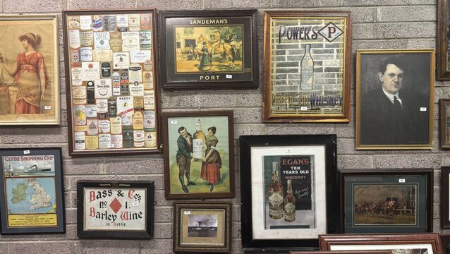 Hundreds of items from Waterford's historic Munster Bar to be sold at auction Hundreds of items from Waterford's historic Munster Bar to be sold at auction
