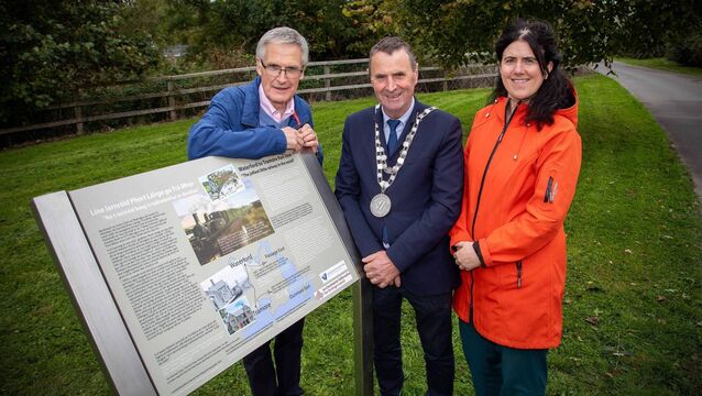 Blue Plaque remembering Tramore Railway's city terminus unveiled at Railway Square 