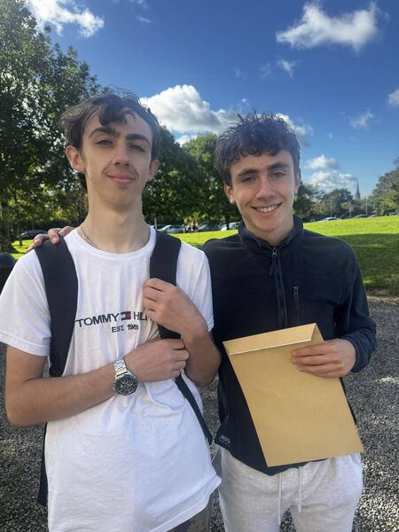 Abbey Community College students Sami Alich and Antonio di Lernia delighted to receive their junior cycle results today. Abbey Community College students Sami Alich and Antonio di Lernia delighted to receive their junior cycle results today.
