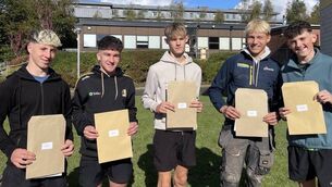 <p>Abbey Community College students delighted to receive their junior cycle results. </p> <p>Abbey Community College students delighted to receive their junior cycle results. </p>