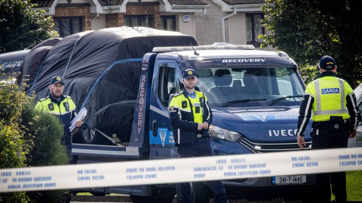 Photos: Burnt car removed from scene of fatal arson attack in Waterford city