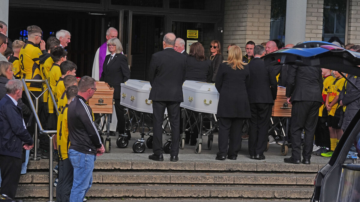 A Community in Mourning: Final journey begins for the English Family