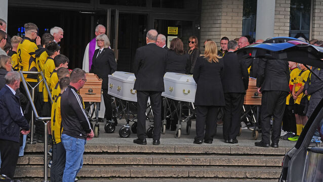 A Community in Mourning: Final journey begins for the English Family