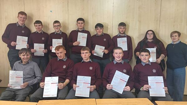 Leaving Certificate Applied students with Ms. Fogarty Leaving Certificate Applied students with Ms. Fogarty