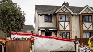 <p>Floral tributes placed at the house in Birchwood Estate. Photo: Joe Evans</p> <p>Floral tributes placed at the house in Birchwood Estate. Photo: Joe Evans</p>