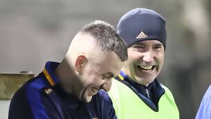 <p>The Nire manager Dick O'Keeffe in conversation with Jamie Barron. </p> <p>The Nire manager Dick O'Keeffe in conversation with Jamie Barron. </p>