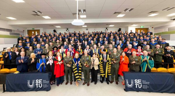 Members of the Irish Defence Forces pictured at South East Technological University’s (SETU) Kilkenny Road Campus in Carlow. Members of the Irish Defence Forces pictured at South East Technological University’s (SETU) Kilkenny Road Campus in Carlow.